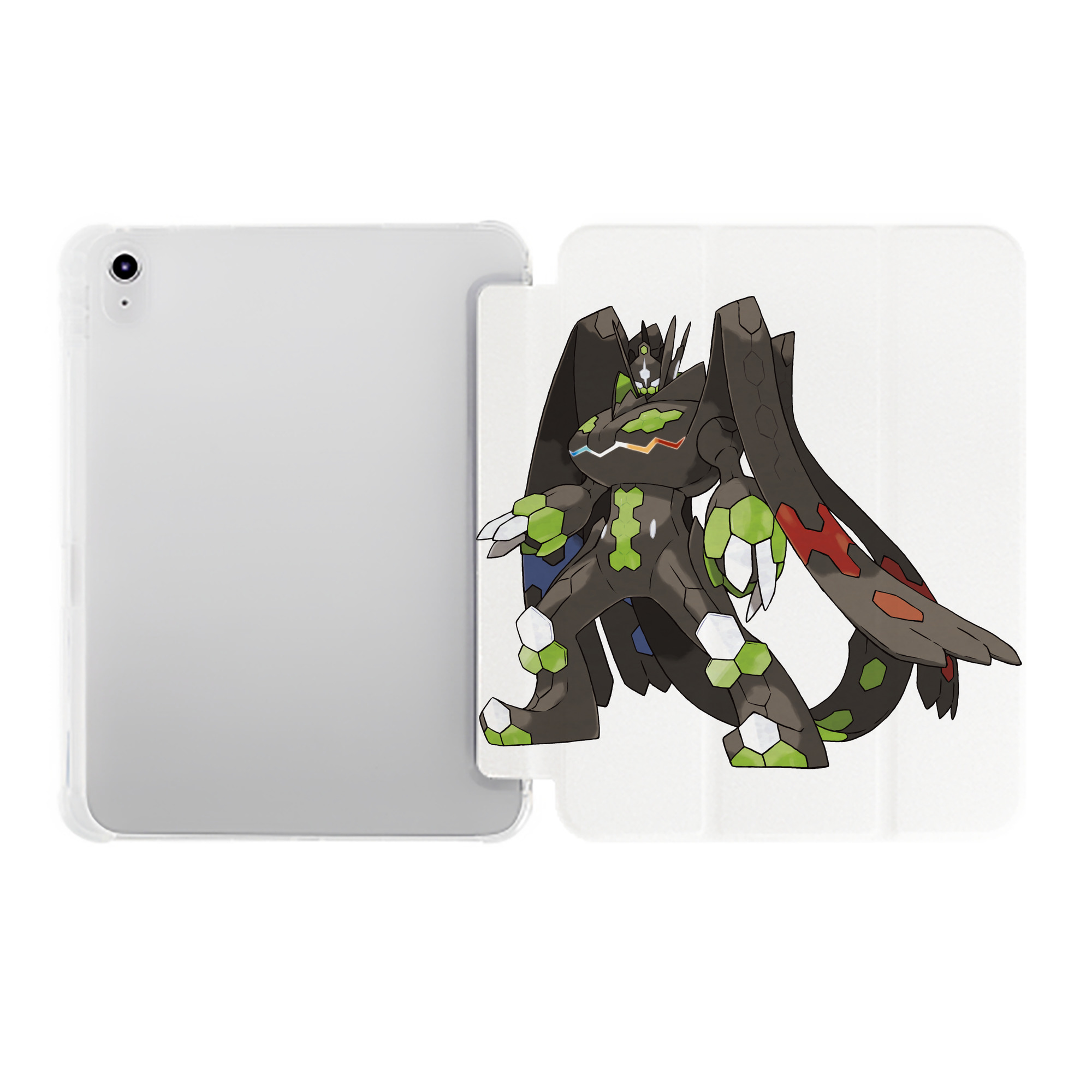 （画像用） ポケットモンスター Pokémon IPad ケース ペン収納付き 三つ折りスタンド PUレザー×シリコン 対応機種9.5/10.5/10.9インチ